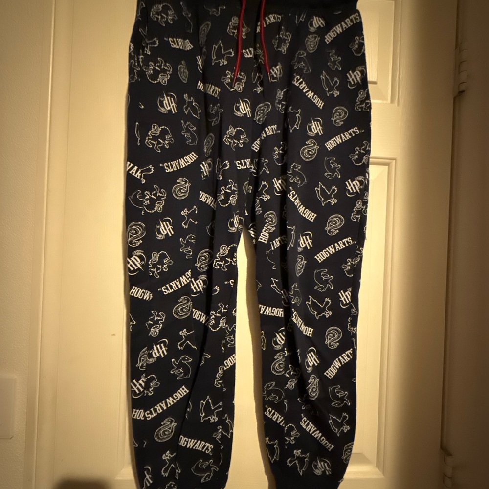 Warner Bros. Navy Hogwarts Sweatpants